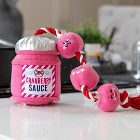 House of Paws Christmas Cranberry Sauce Rope Dog Toy