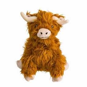 House of Paws Highland Cow Plush Dog Toy