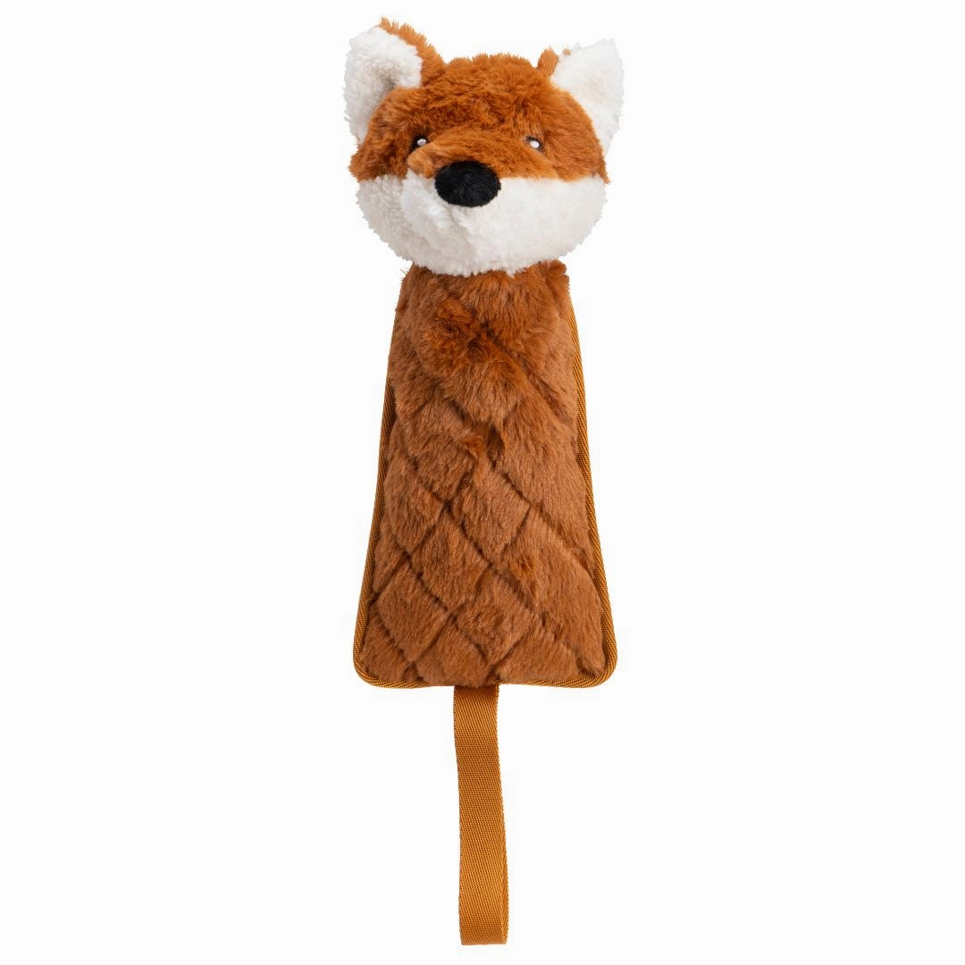 House of Paws Quilted Fox Thrower Dog Toy