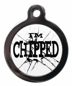 I'm Chipped 2 Dog ID Tag