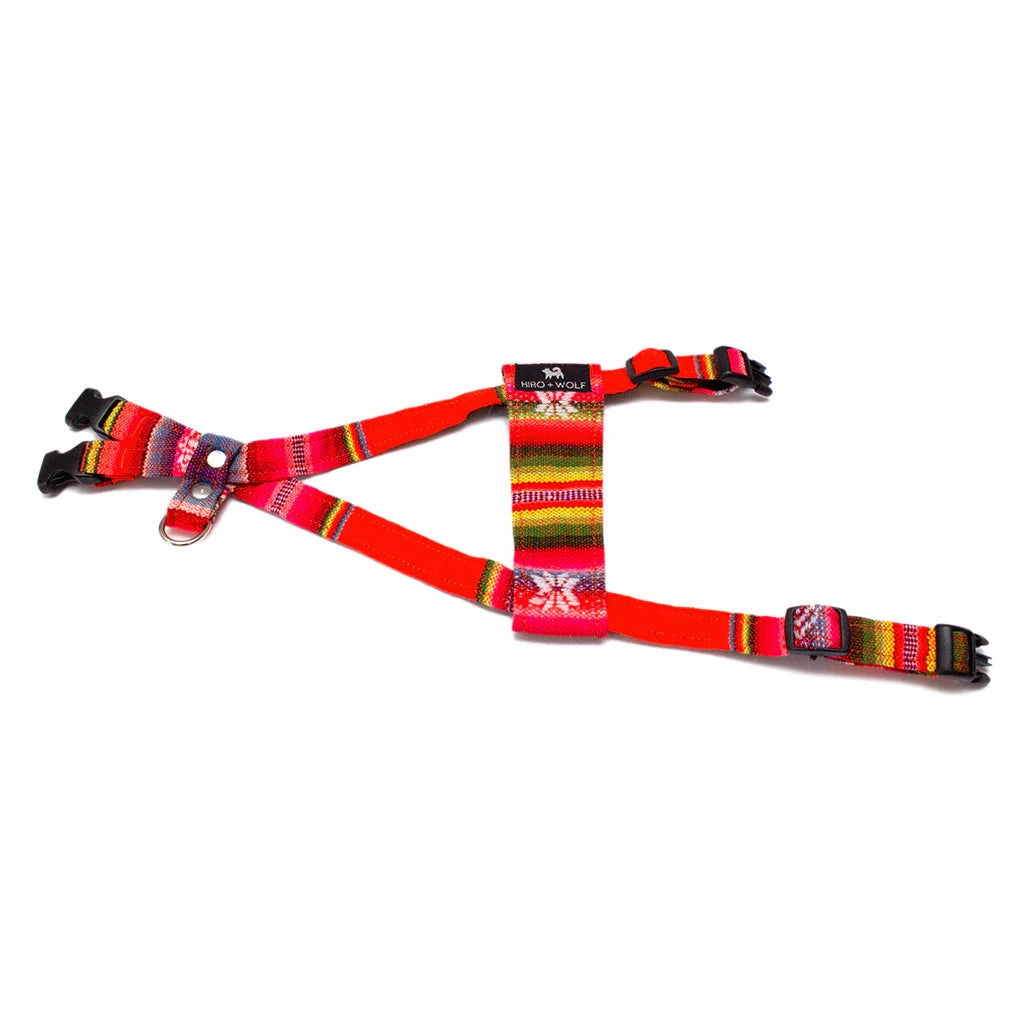 Inca Orange Dog Harness by Hiro and Wolf