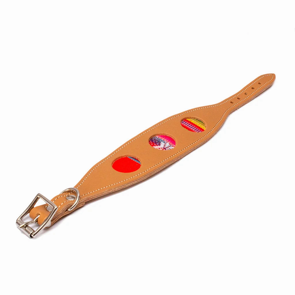 Inca Orange Hound Collar by Hiro And Wolf