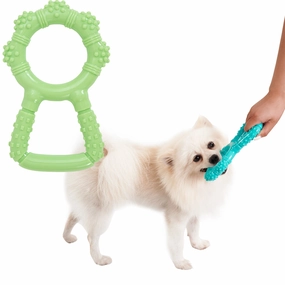 Interactive Dog Chew Toy with Pull Ring