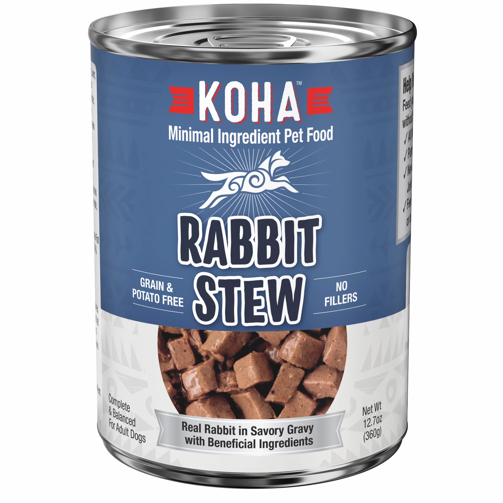 Koha Rabbit Stew Wet Dog Food 12.7oz