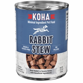 Koha Rabbit Stew Wet Dog Food 12.7oz