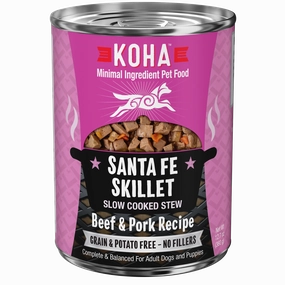 Koha Santa Fe Skillet Slow Cooked Stew Wet Dog Food 12.7oz