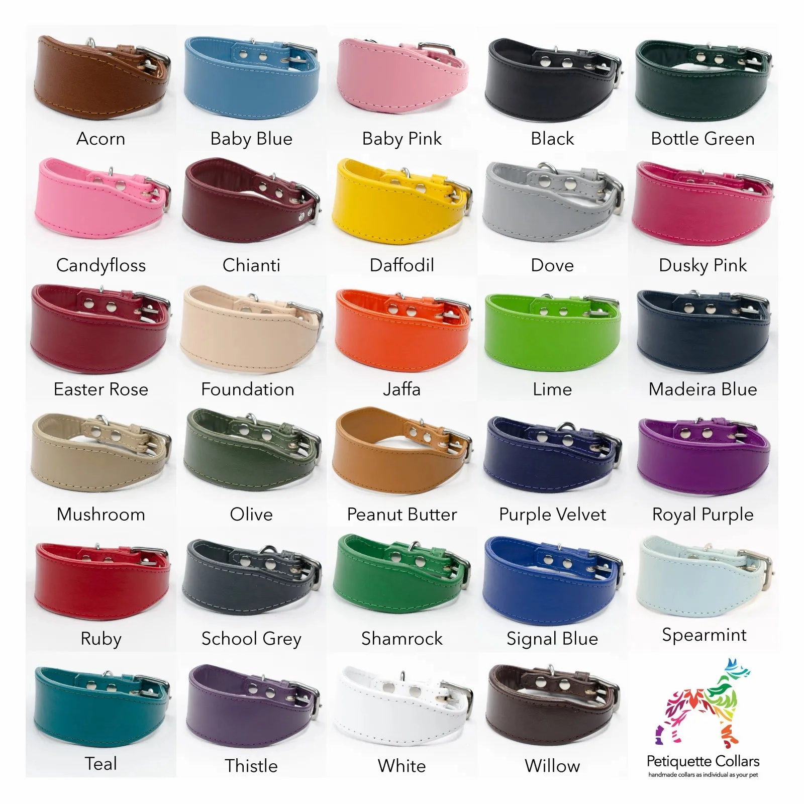 Leather Puppy Collar by Petiquette
