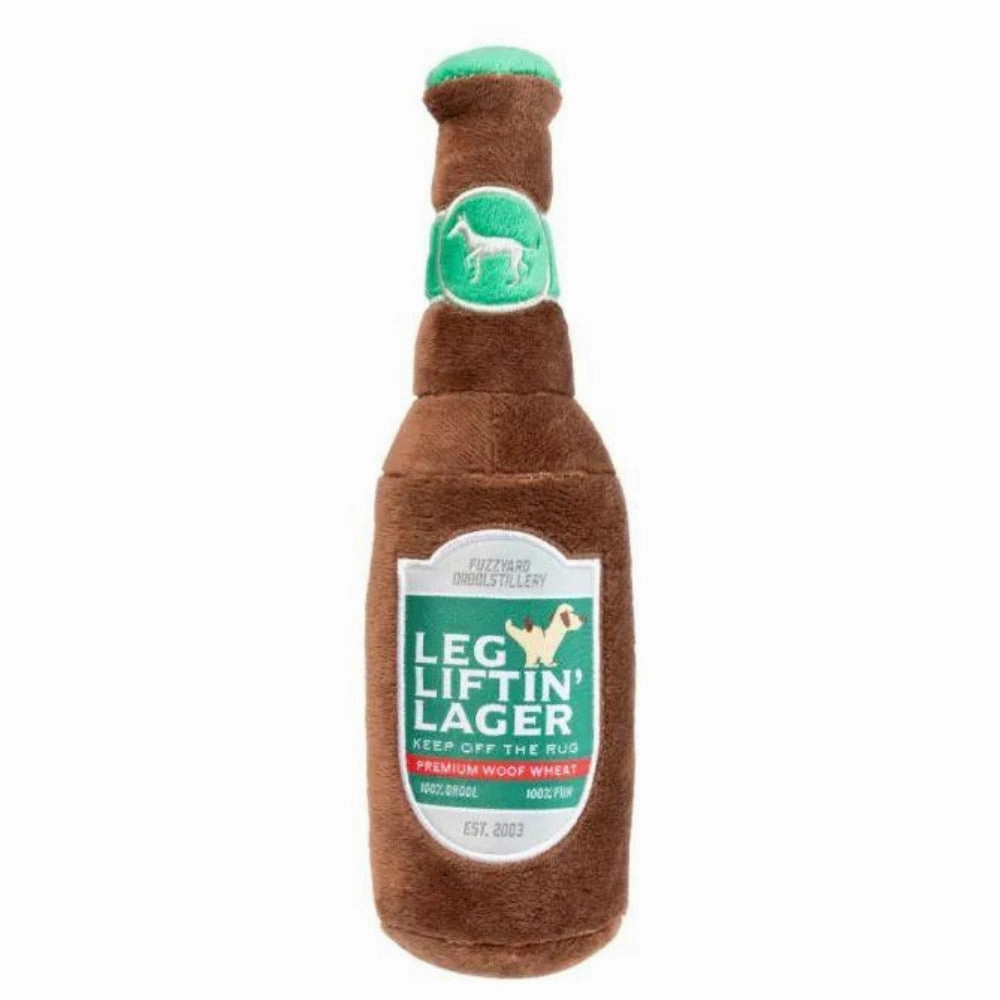 Leg Liftin' Lager Dog Toy by FuzzYard
