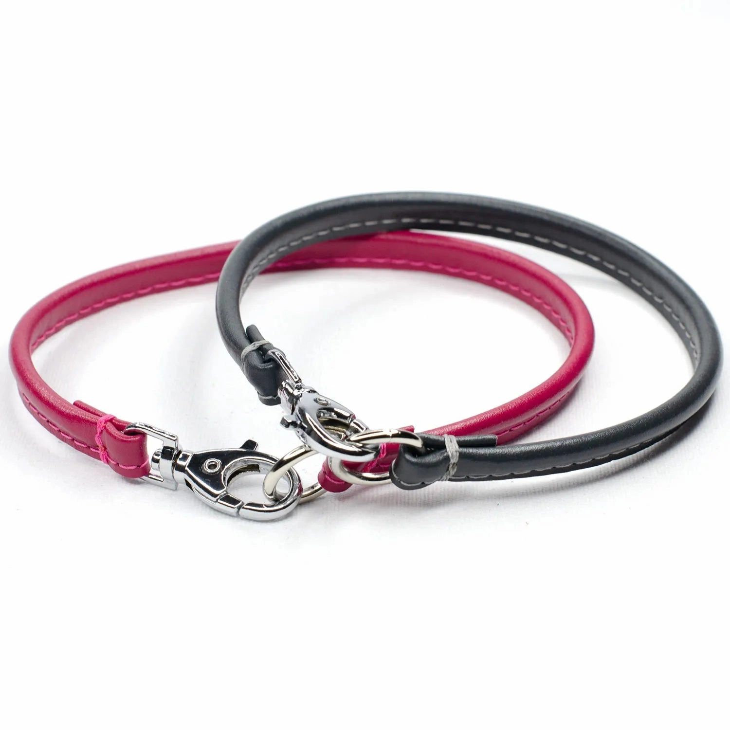 Lightweight Leather House Dog Collar by Petiquette