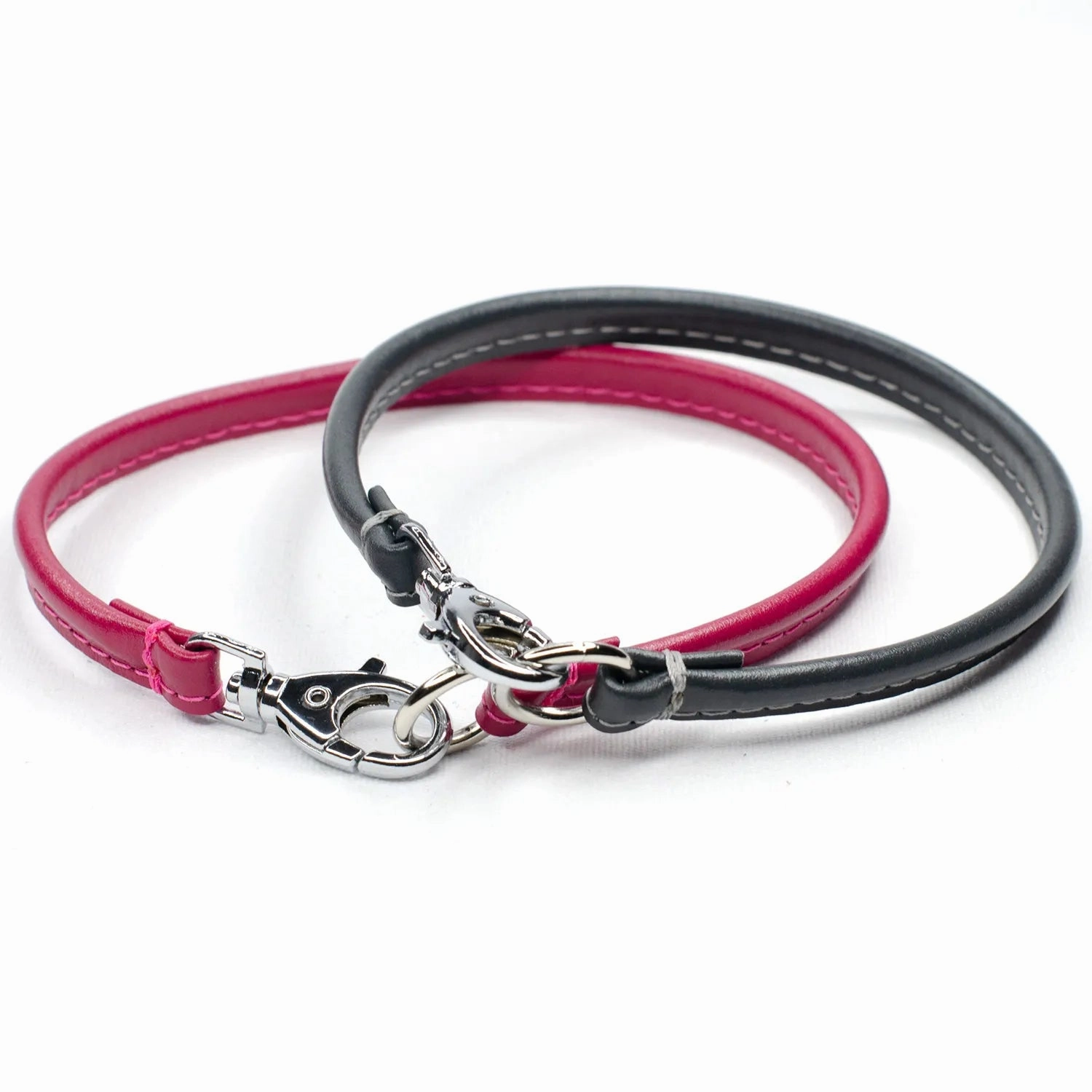 Lightweight Leather House Dog Collar by Petiquette