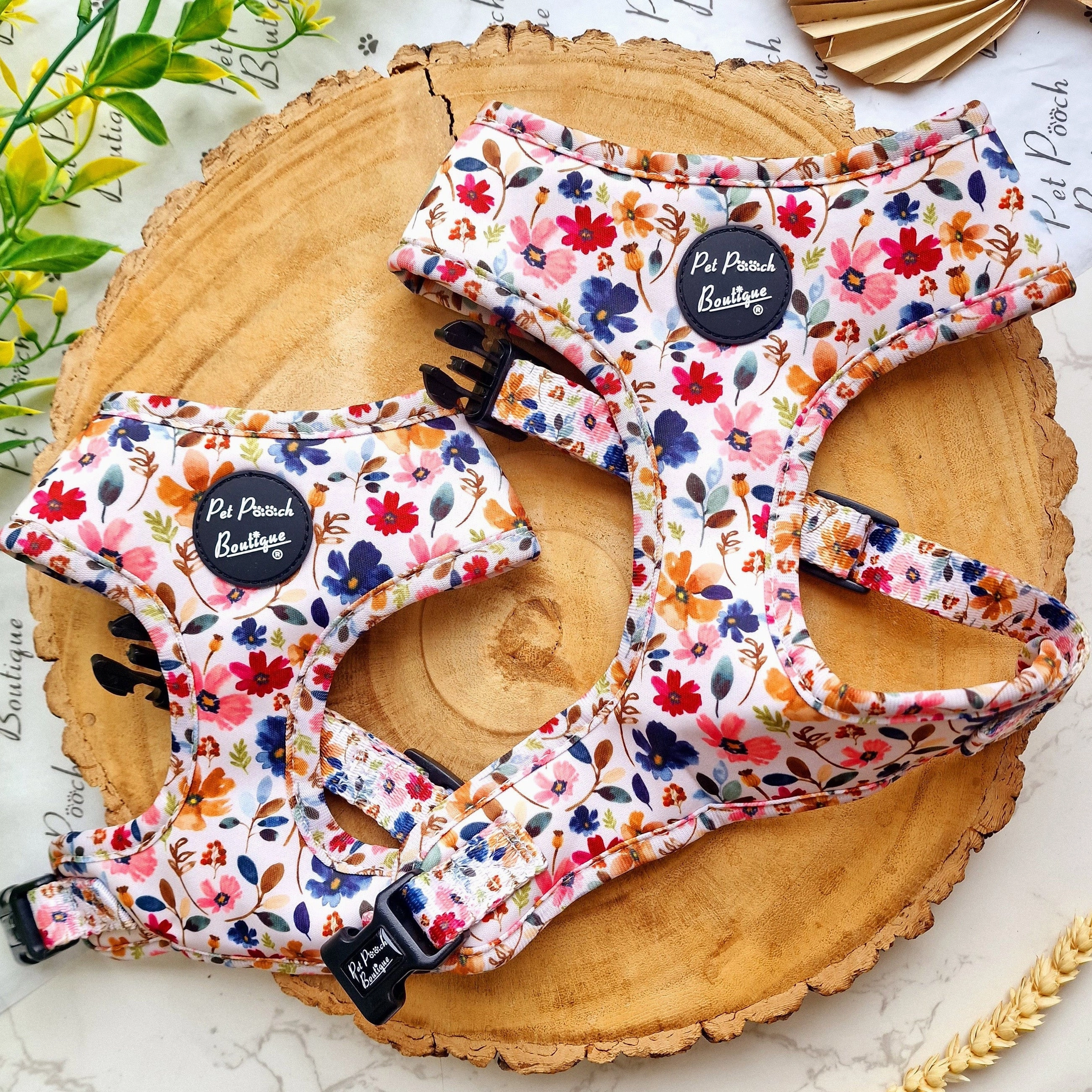 Little Enchanted Meadows Floral Dog Harness