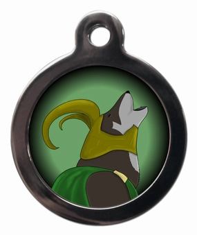 Loki - Superhero Themed Dog ID Tag