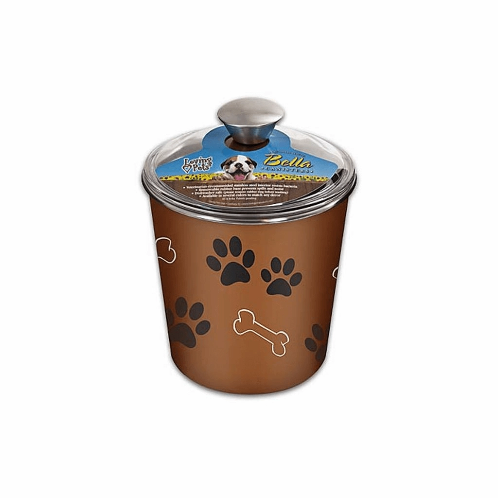 Loving Pets Bella Treat Canister - Copper