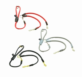 Luxury Leather Split Dog Lead Couplers by Dogs & Horses