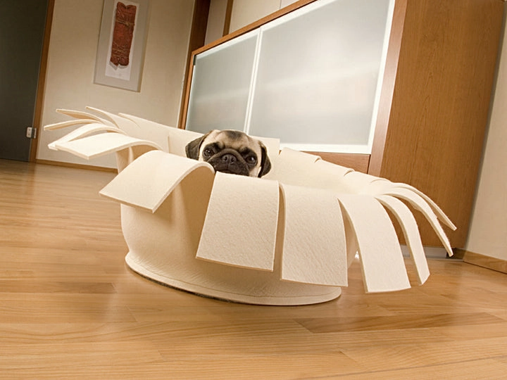 Luxury Orthopaedic Crown Felt Dog Bed