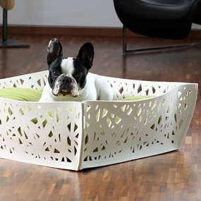 Luxury Orthopaedic Nido Bowl Felt Dog Basket