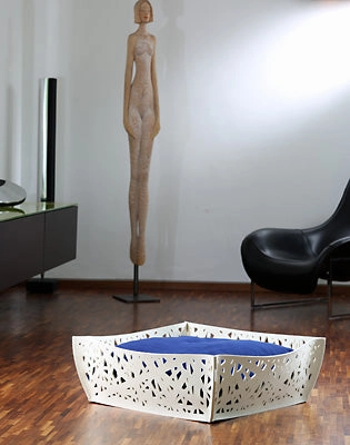 Luxury Orthopaedic Nido Bowl Felt Dog Basket