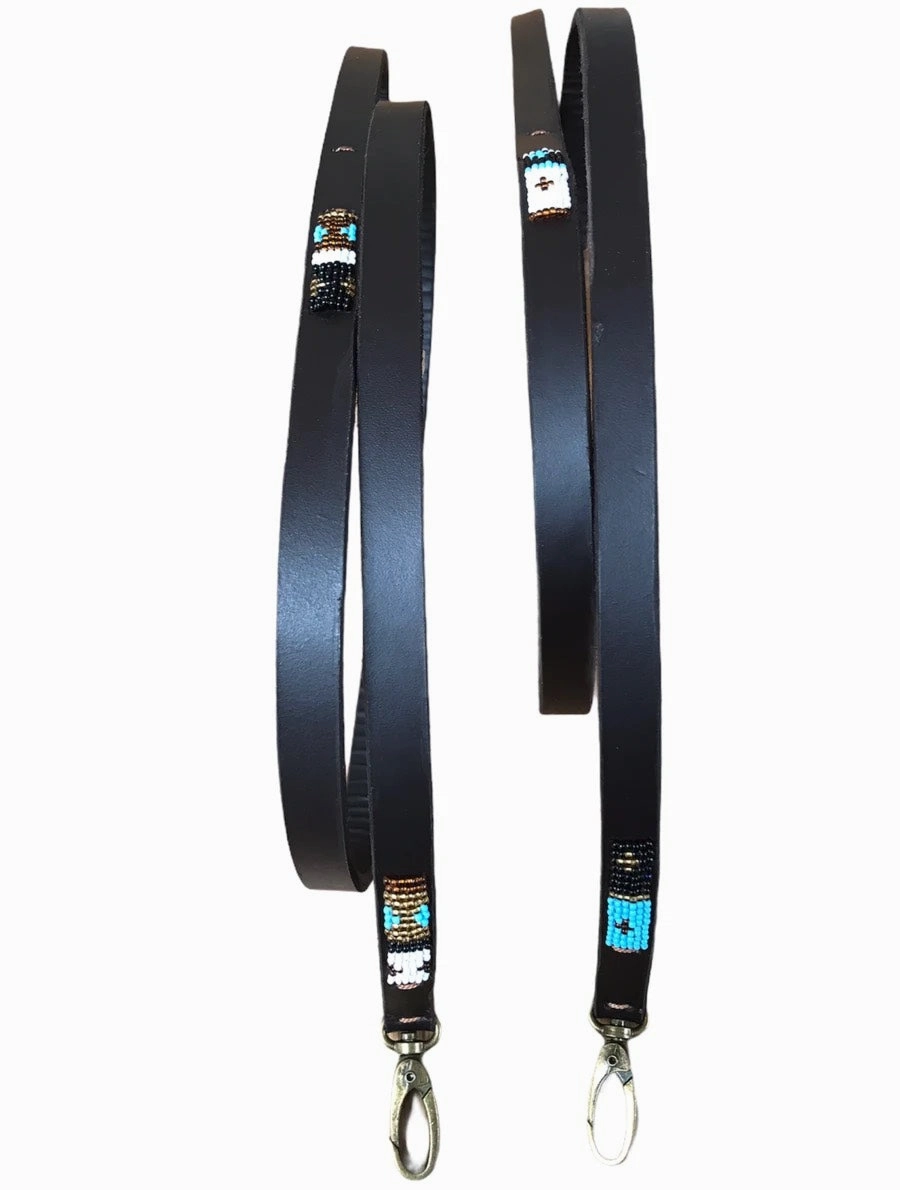 Luxury Partially Beaded Masai Dog Leads