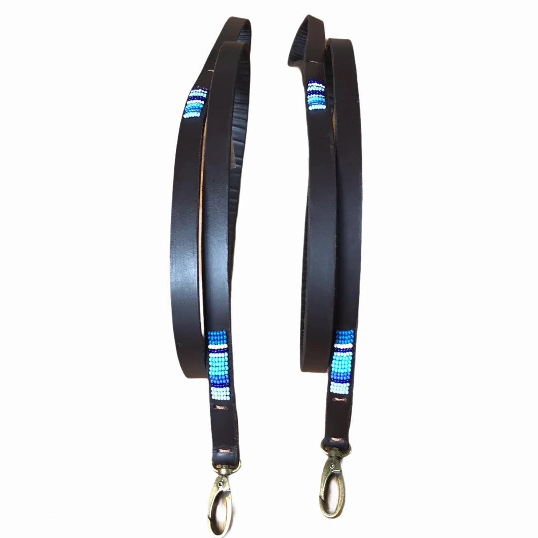 Luxury Partially Beaded Masai Dog Leads