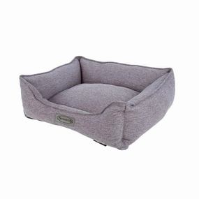 Manhattan Box Dog Bed - Dark Grey
