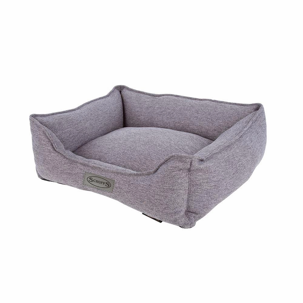 Manhattan Box Dog Bed - Dark Grey
