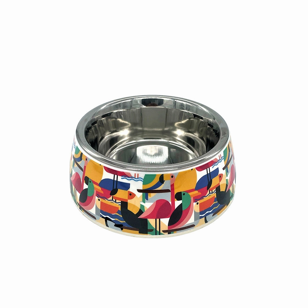 Melamine Belly Bowl- Bird Watch