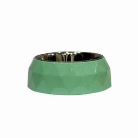 Melamine Diamond Bowl - Light Green