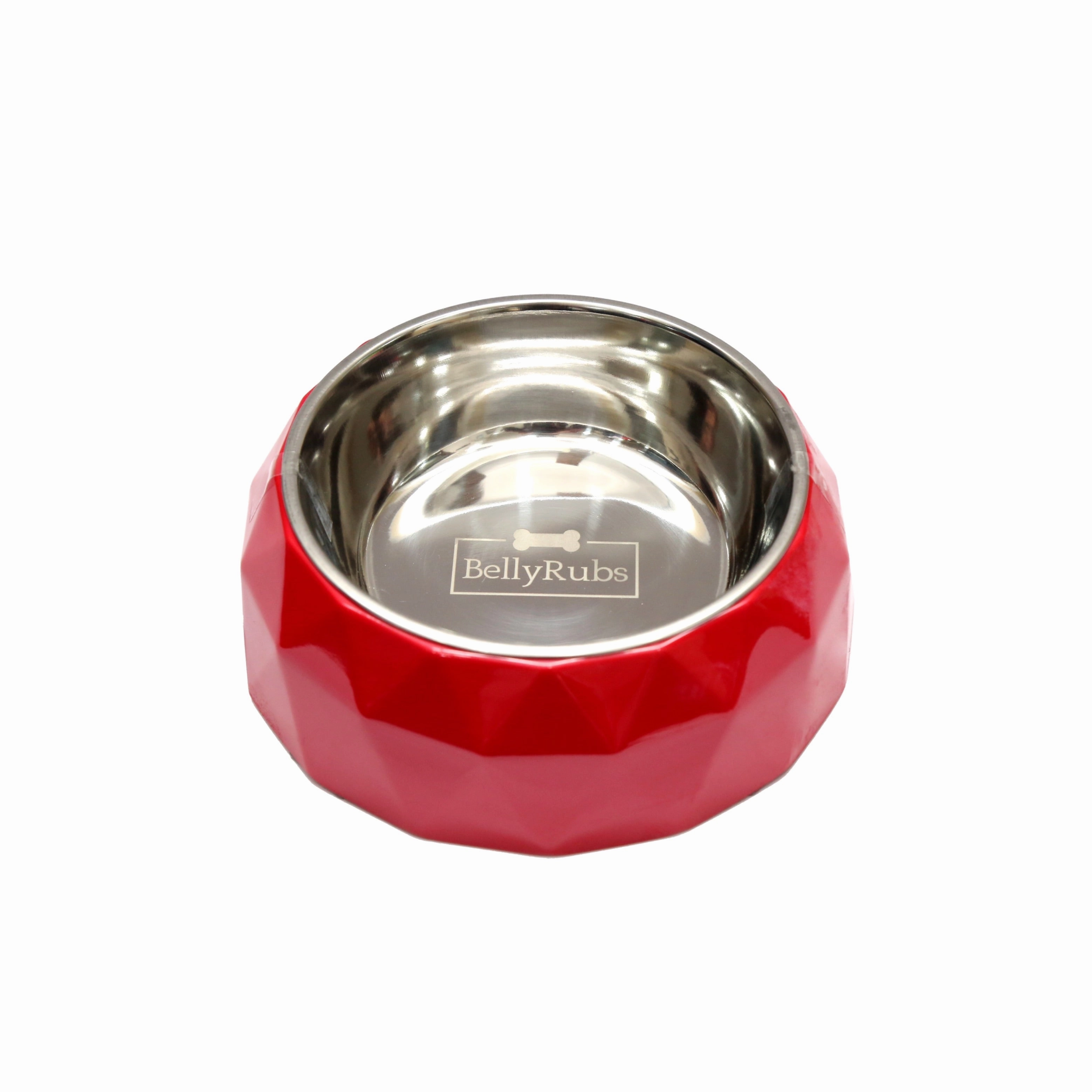 Melamine Diamond Bowl - Red