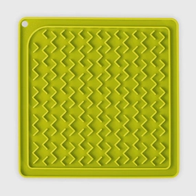 Messy Mutt Silicone Therapeutic Dog Lick Mat, 8" x 8"