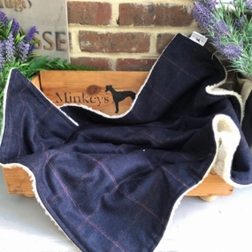 Minkeys Tweed Liberty Tweed Dog Blanket