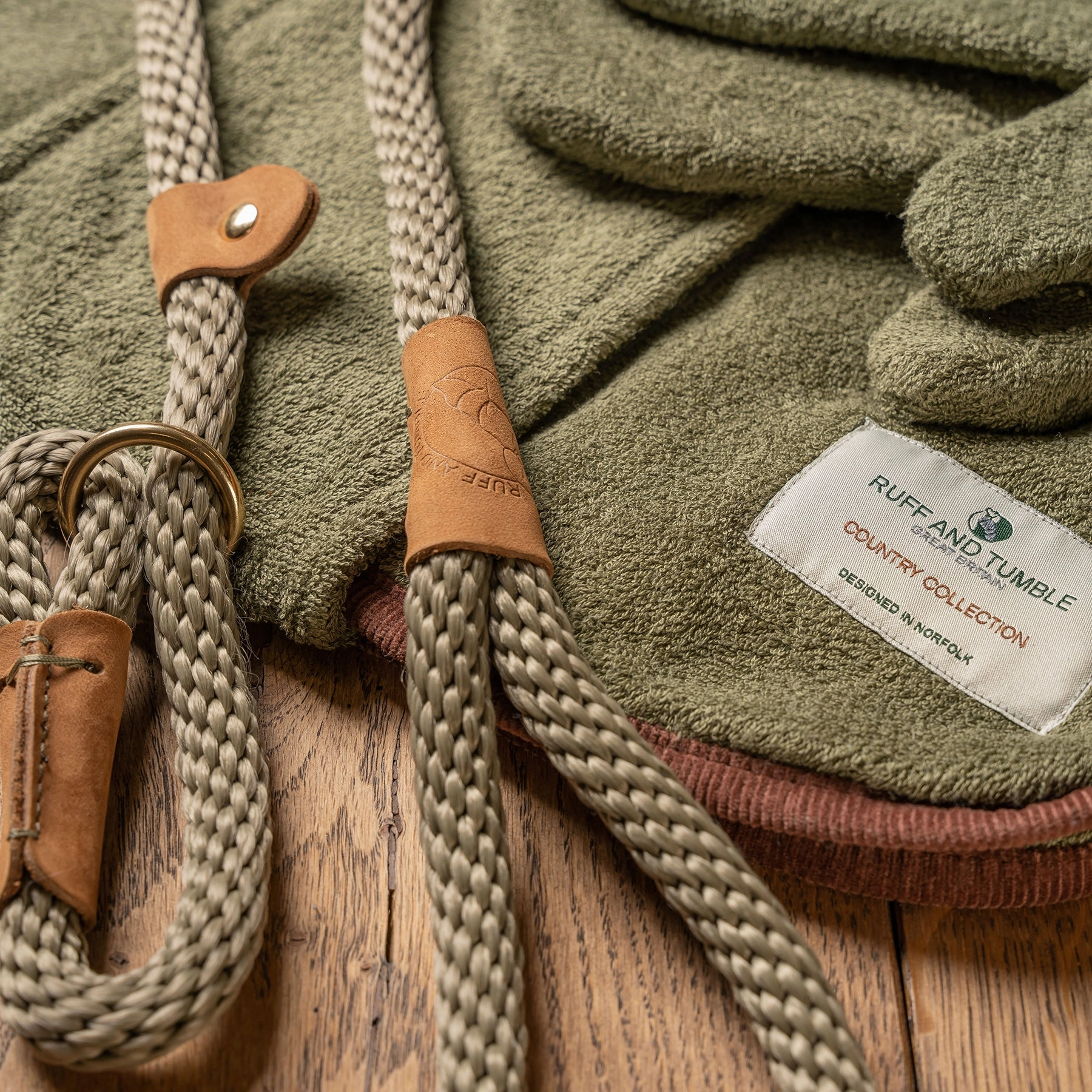 Moss Rope Dog Leads by Ruff And Tumble