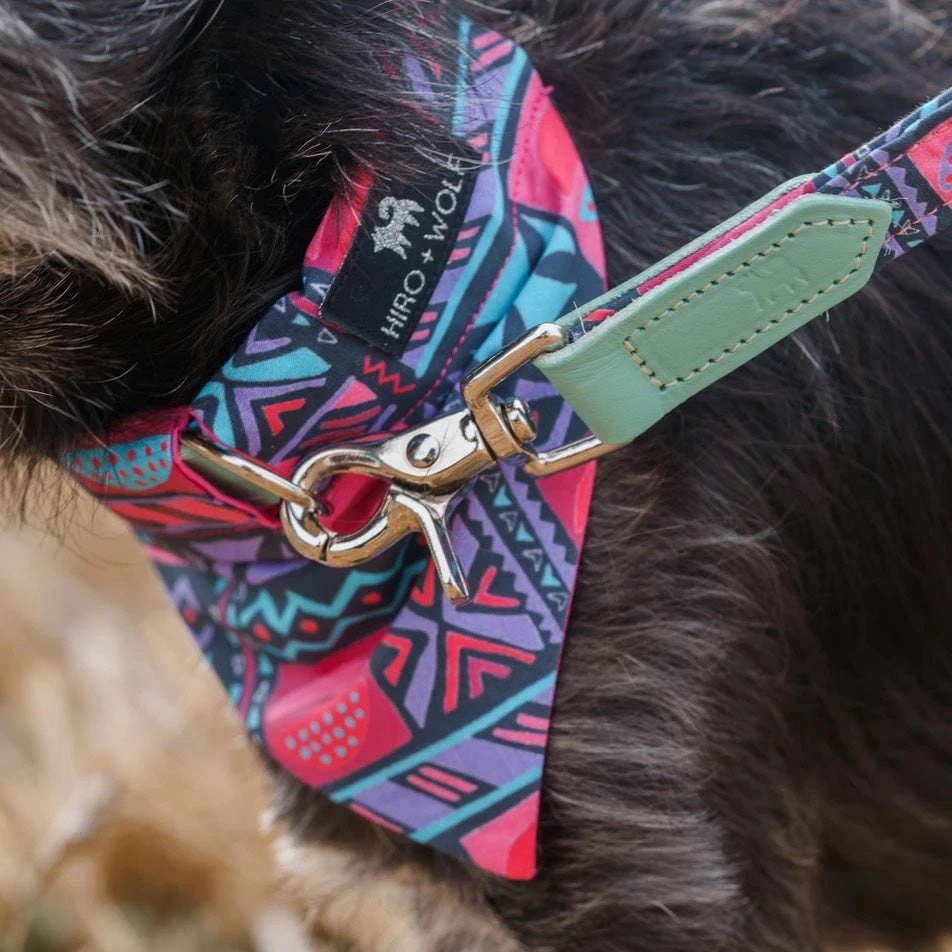 Mud Cloth Dog Bandana by Hiro and Wolf