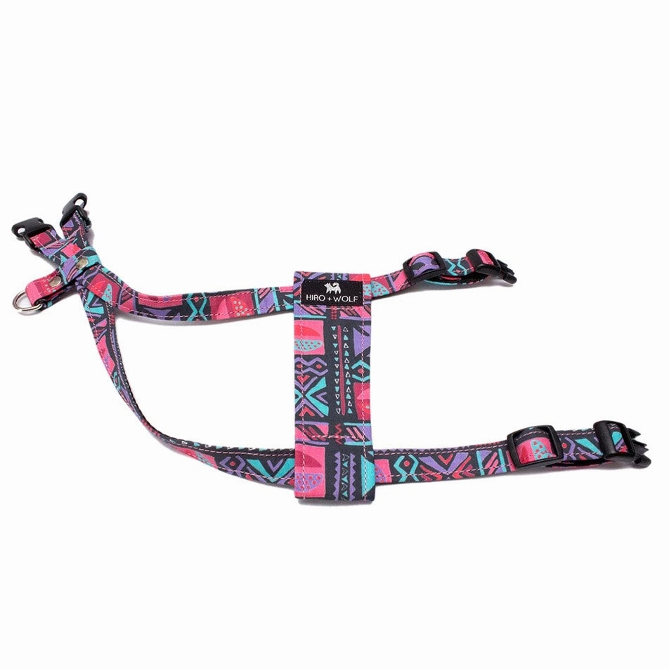 Mud Cloth Dog Harness by Hiro and Wolf