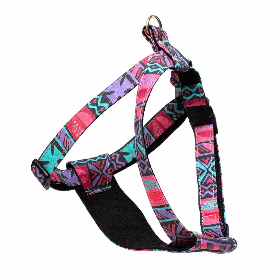 Mud Cloth Dog Harness by Hiro and Wolf