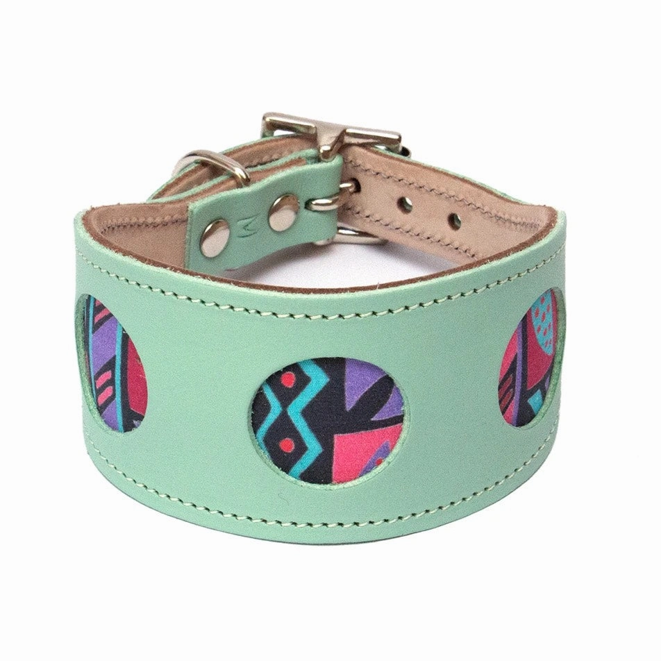 Mud Cloth Hound Collar by Hiro and Wolf