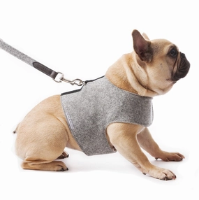 Mutts and Hounds Luxury Stoneham Tweed Dog Harness