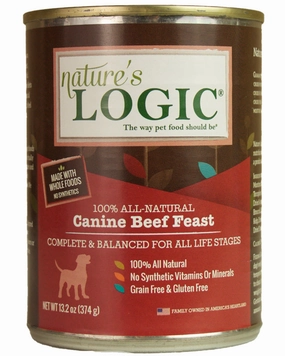 Nature??s Logic Beef Feast Wet Dog Food 13.2 oz
