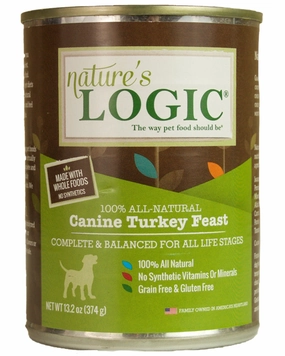 Nature??s Logic Turkey Feast Wet Dog Food 13.2 oz