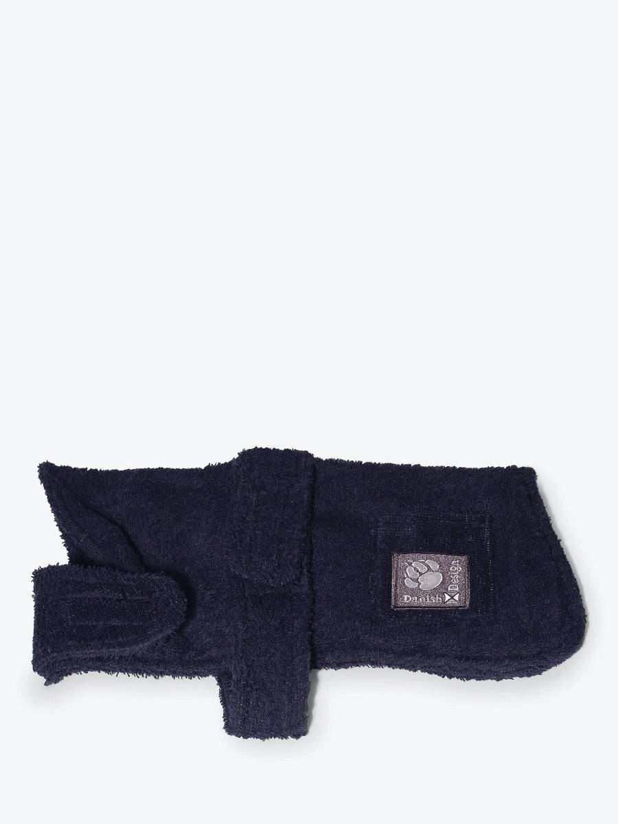 Navy Blue Dog Robe by Danish Design