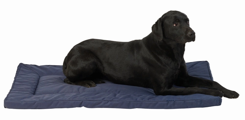 Navy Water Resistant Dog Crate Mat by House of Paws