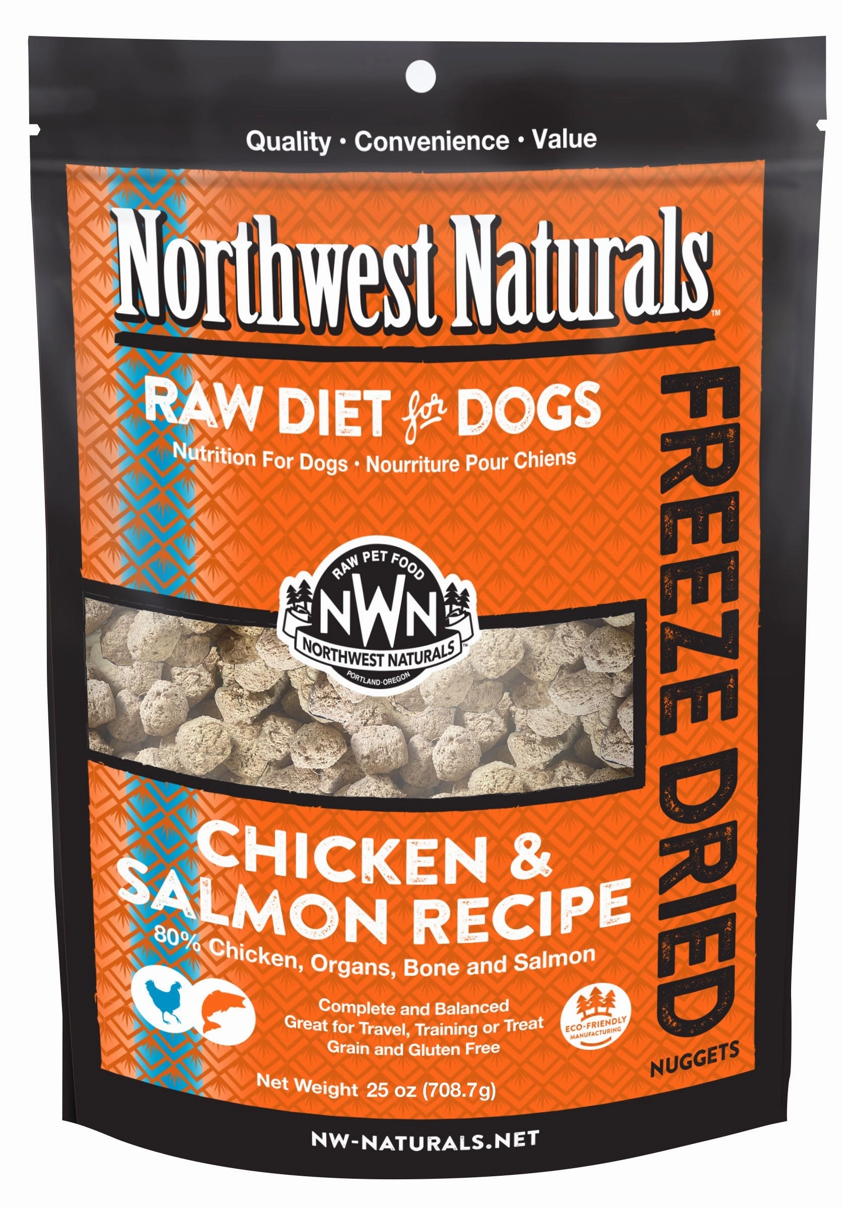 Northwest Naturals Freeze-Dried Chicken & Salmon Nuggets 25oz