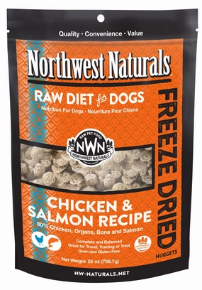 Northwest Naturals Freeze-Dried Chicken & Salmon Nuggets 25oz
