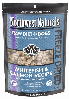 Northwest Naturals Freeze-Dried Whitefish & Salmon Nuggets 25oz