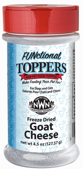 Northwest Naturals FUNctional Freeze-Dried Toppers Goat Cheese 4.5oz