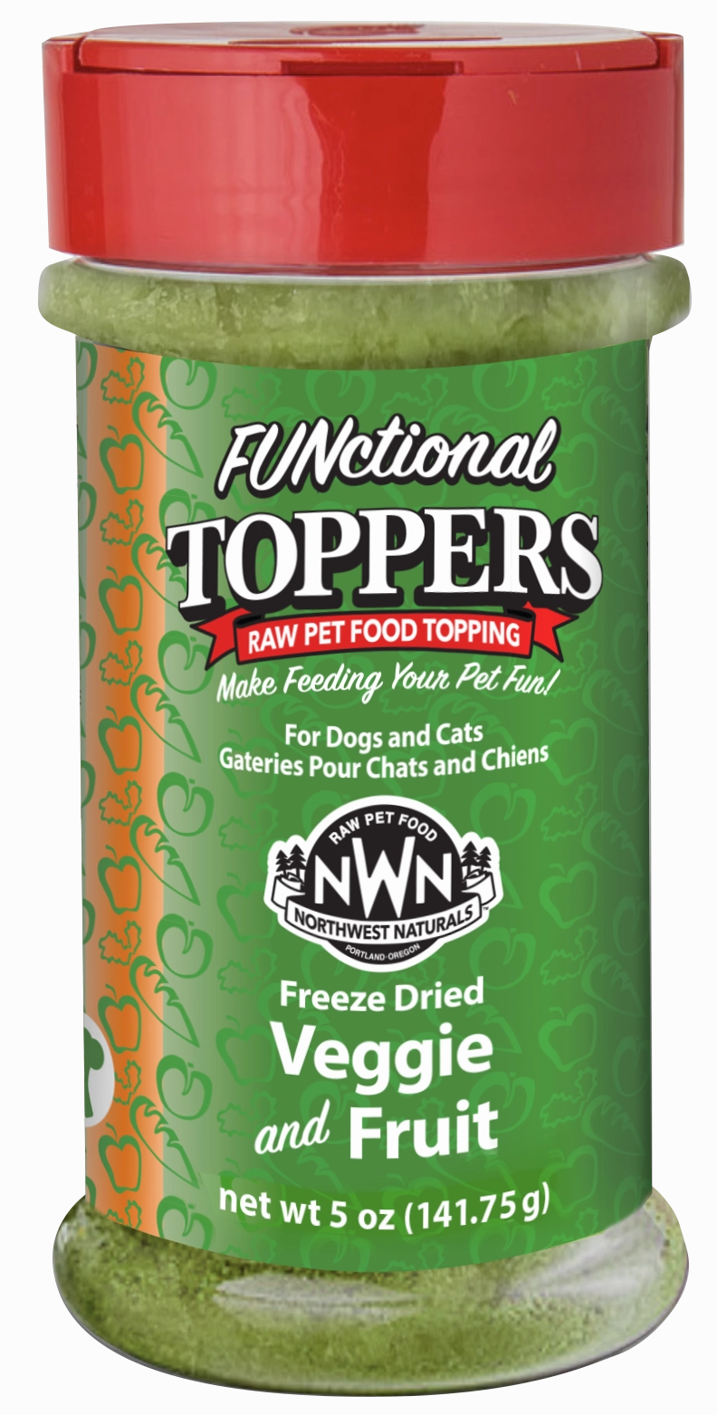 Northwest Naturals FUNctional Freeze-Dried Toppers Veggie & Fruit 3oz
