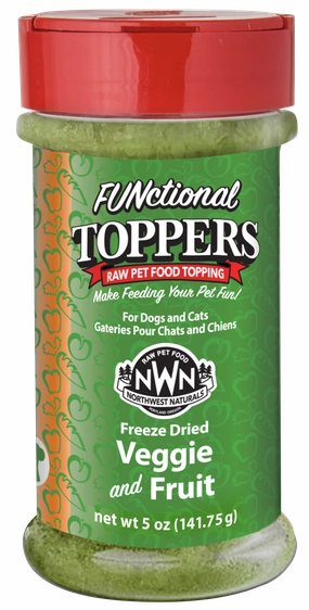 Northwest Naturals FUNctional Freeze-Dried Toppers Veggie & Fruit 3oz