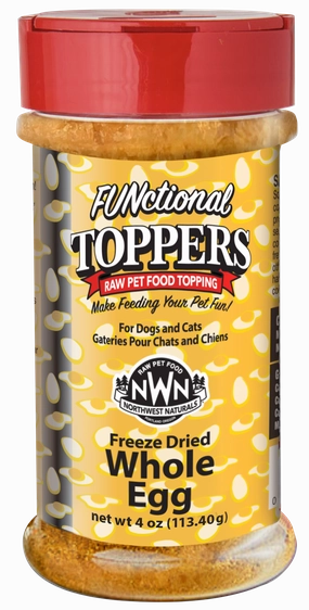 Northwest Naturals FUNctional Freeze-Dried Toppers Whole Egg 4oz