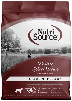 NutriSource Grain Free Prairie Select 12lb