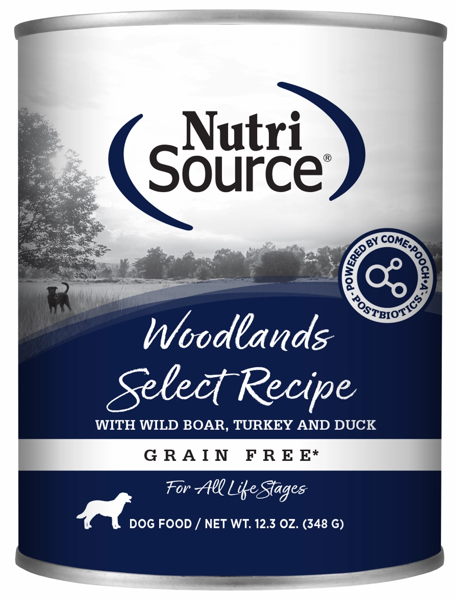NutriSource Grain-Free Woodland Select Recipe Wet Dog Food 13oz