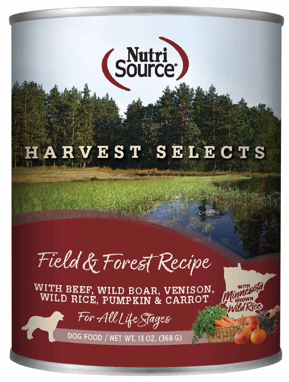 NutriSource Harvest Select Field & Forest Wet Dog Food 13oz